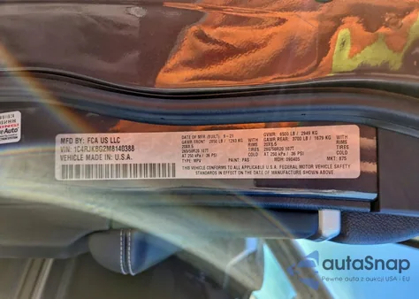 2021 Jeep Grand Cherokee L Limited from USA, damaged, VIN 1C4RJKBG2M8140388